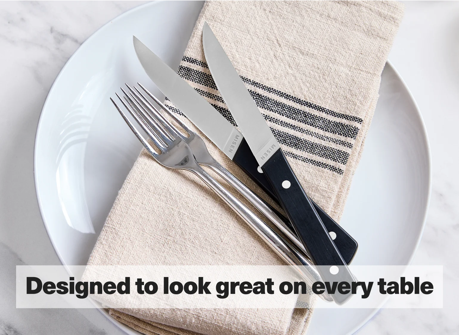 Straight-Edge Steak Knives - ACUTO440 - New - Image 13
