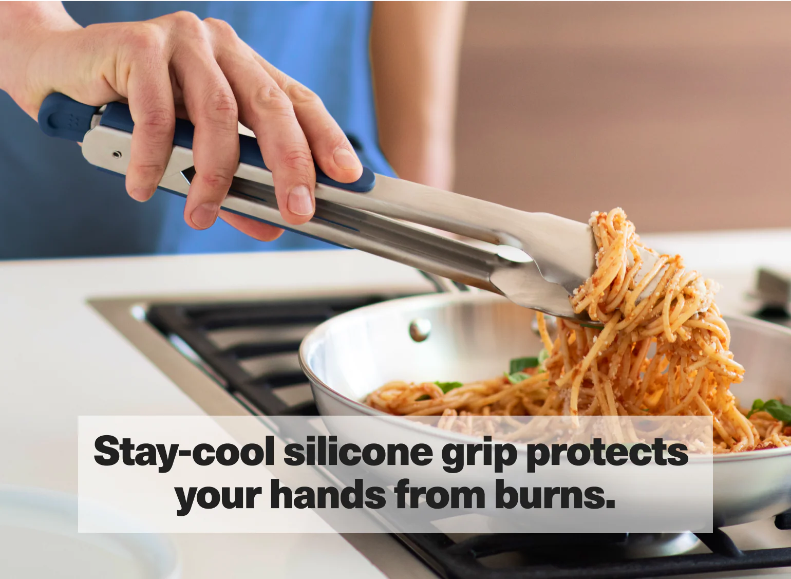 13 inch Stainless Steel Tongs - Image 4